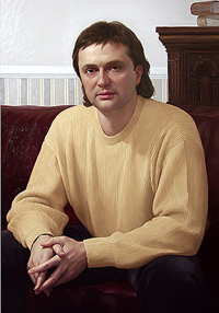 Man's portrait. Oil.